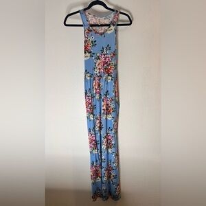 GRECERELLE Floral Maxi Dress Size Small